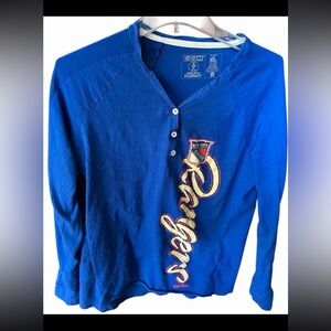 CCM Rangers hockey team  Long-Sleeve Henley